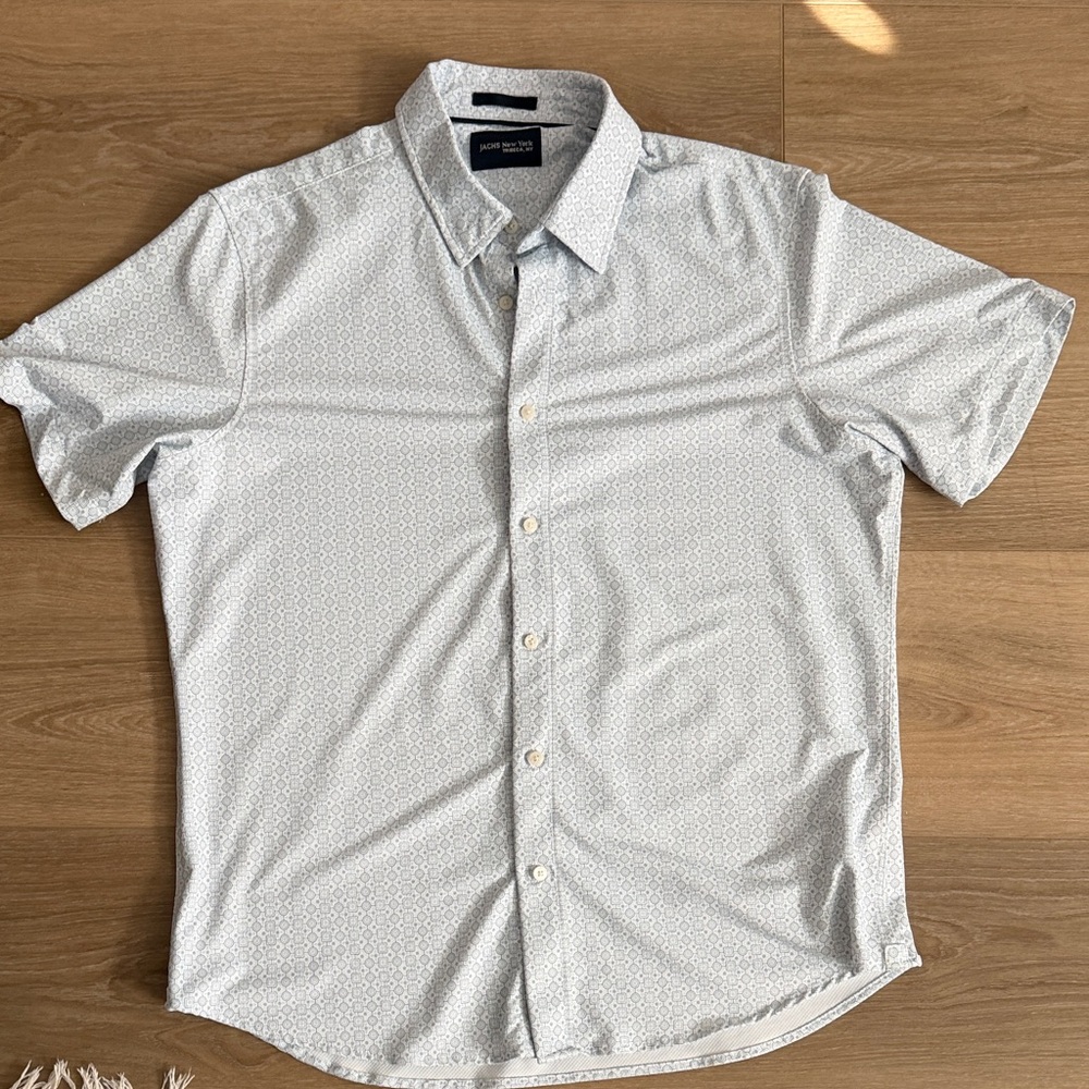 John Ashford Men's Short Sleeve Shirt - Gray